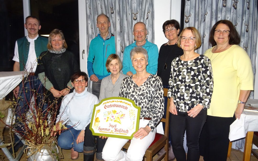 Mitgliederversammlung mit Neuwahlen beim Gartenbauverein Inzell-Hammer-Weißbach